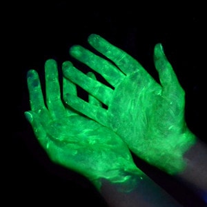 UVGERM Lotion under UV Light