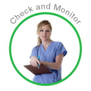 check and monitor