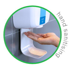 point of hand sanitising